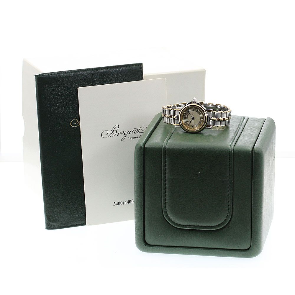 ブレゲ Breguet 8400SA/12/X70 マリーン デイト 自動巻き レディース箱  