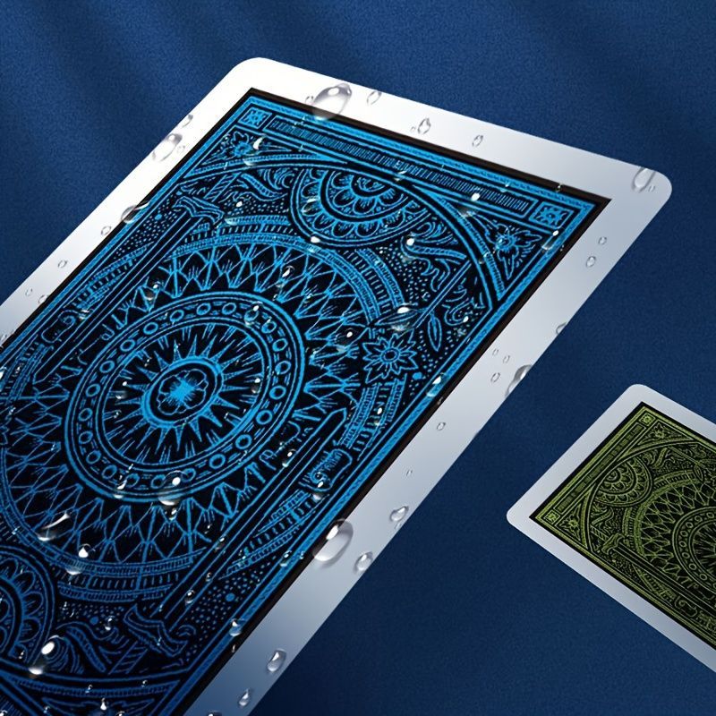 トランプ プラスチック 緑 グリーン 防水 おしゃれ 手品 マジック