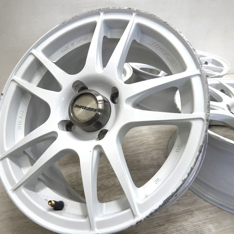 中古 14インチ アルミ DIREZZA 4本セット 不明 アルミホイール 中古 