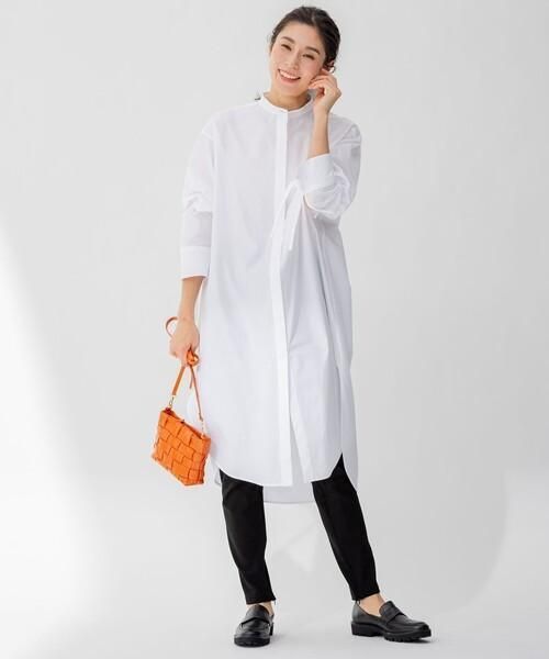 569u* 大きい46 23区 CANCLINI シャツ ワンピース