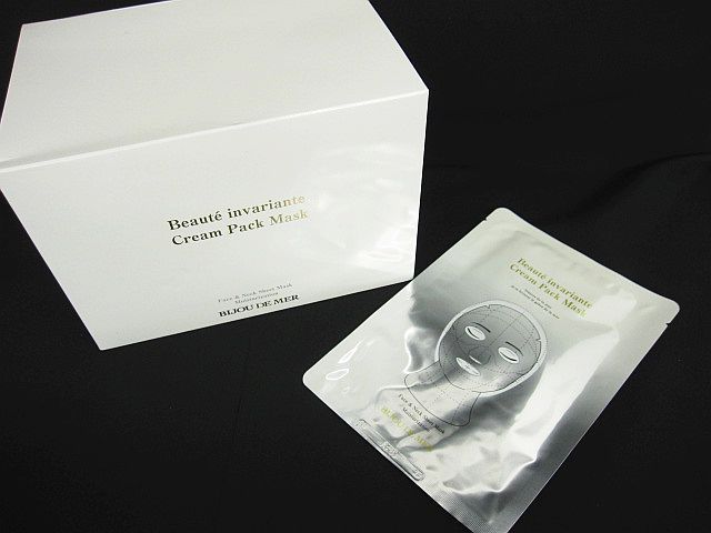 ♥ 30枚入 ビジュー ドゥ メール ボーテアンバリエンテ クリームパックマスク シートマスク 顔から首までケア Z0051-1019-1