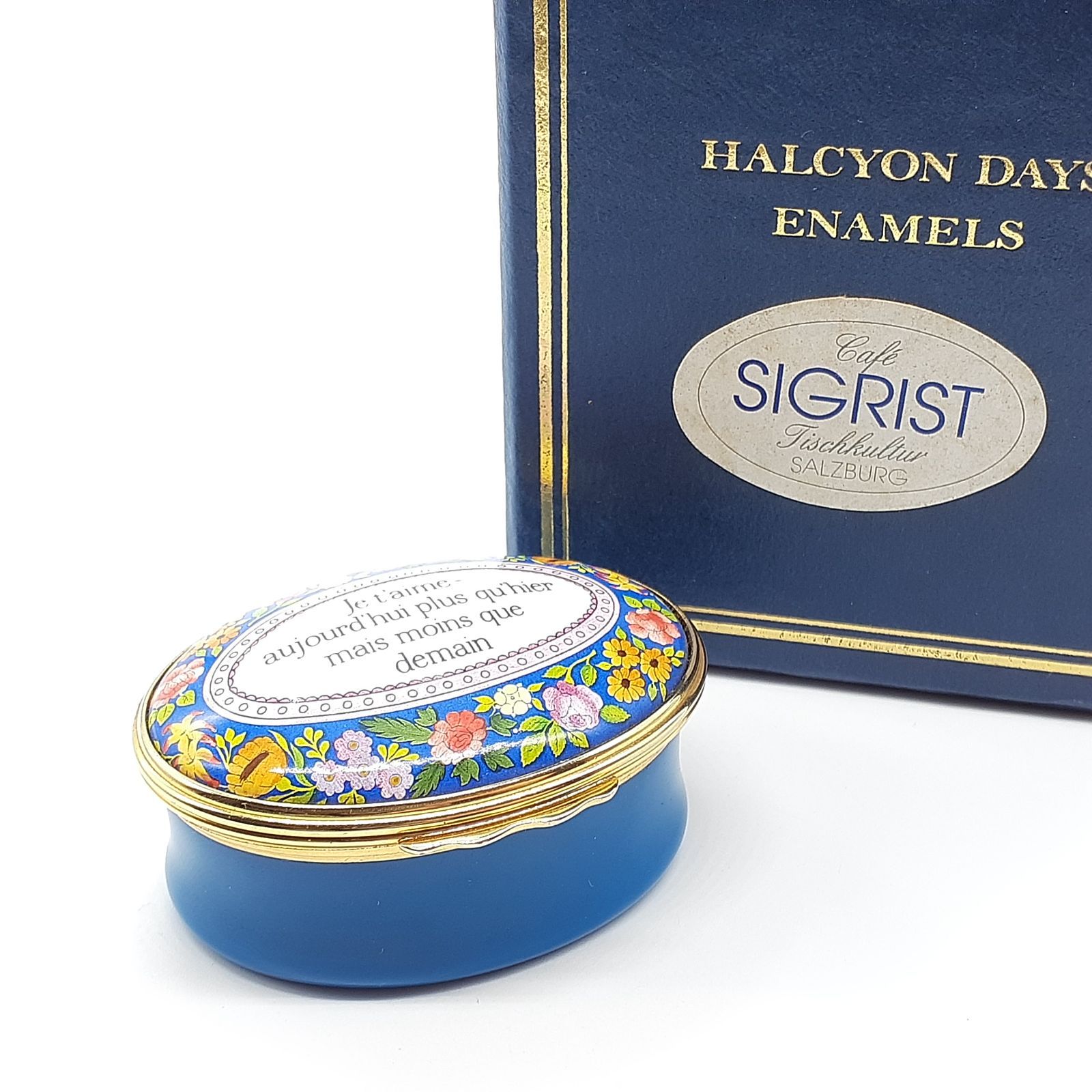 HALCYON DAYS ENAMELS ハルシオンデイズ イギリス 小物入れ ピルケース メッセージボックス
