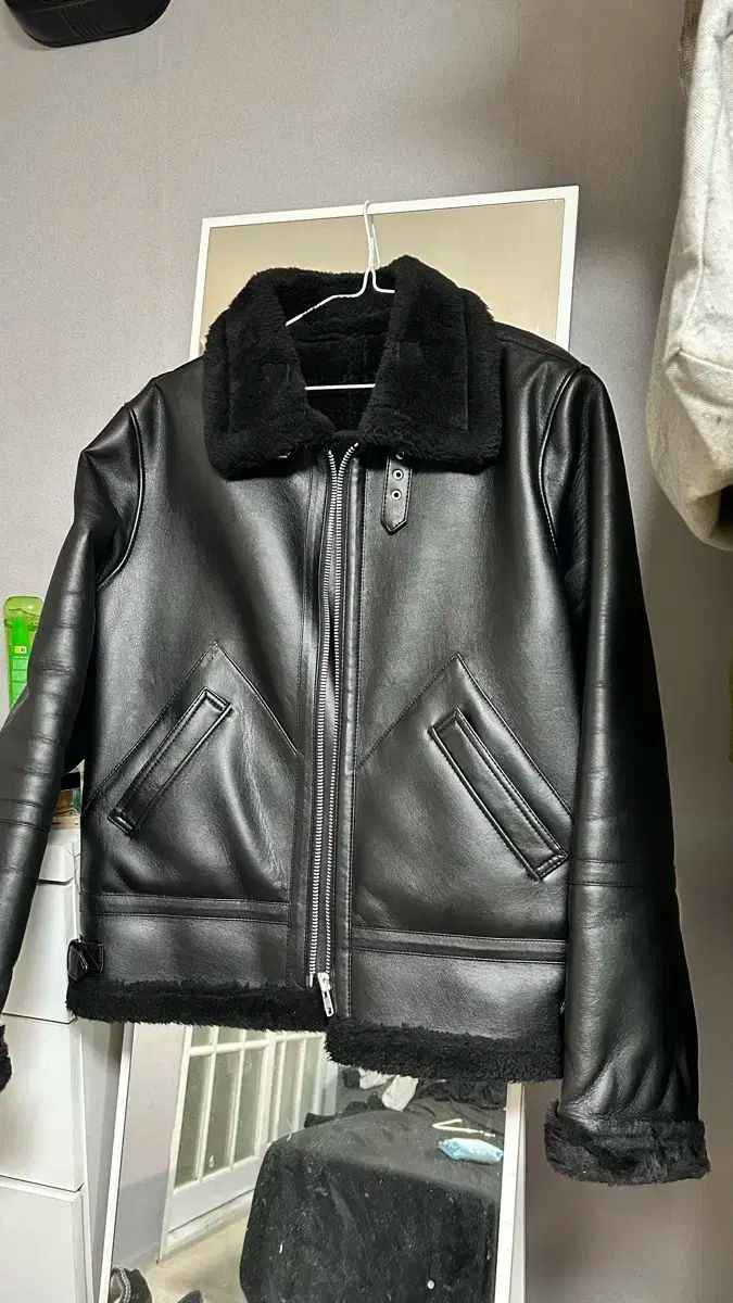 DOFFJASON ドフジェーソン ムートンコート ジャケット 黒 L