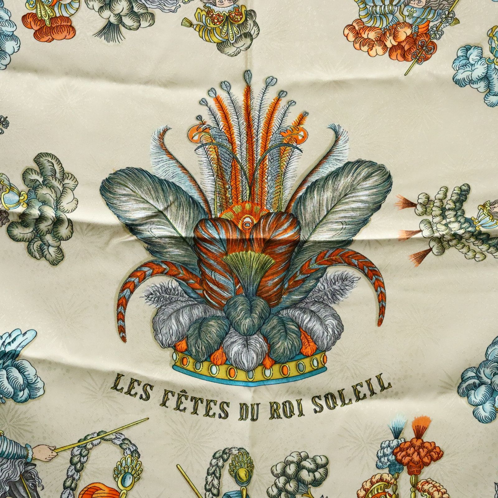 HERMES エルメス カレ90 太陽王の祝典 LES FETES DU ROI