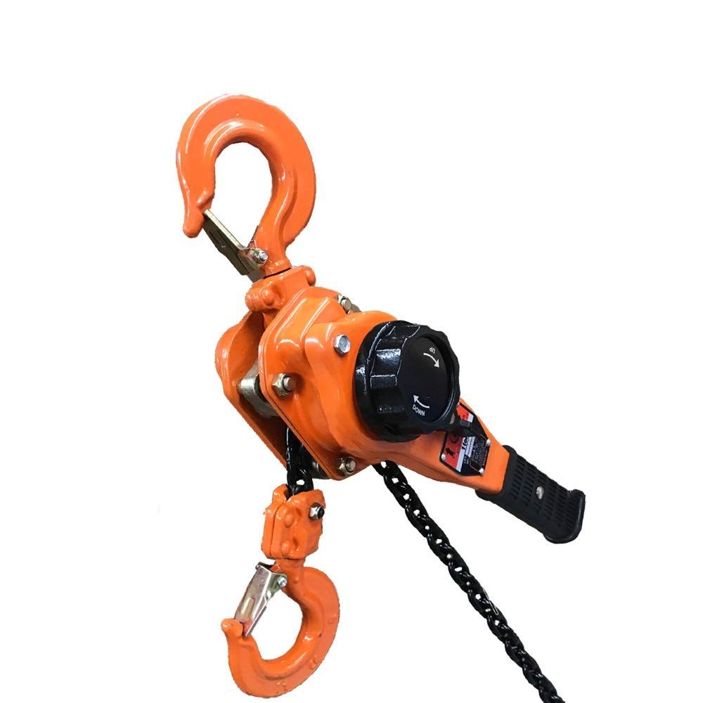 ベストアンサー レバーホイスト 1t 荷締め機 ガッチャ がっちゃ 1トン 1ton 1.5m 1000kg 軽量化 小型化 チェーンローラー 高品質 チェーンブロック 1個 1台