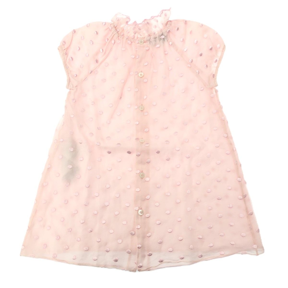 GUCCI グッチ フリルカラードット ワンピース サイズ:24m