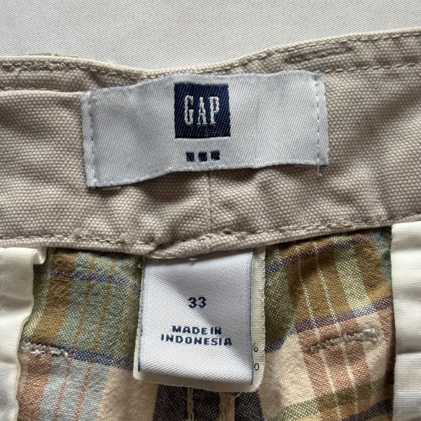 00s GAP Plaid Pattern Cargo Shorts ギャップ チェックパターン