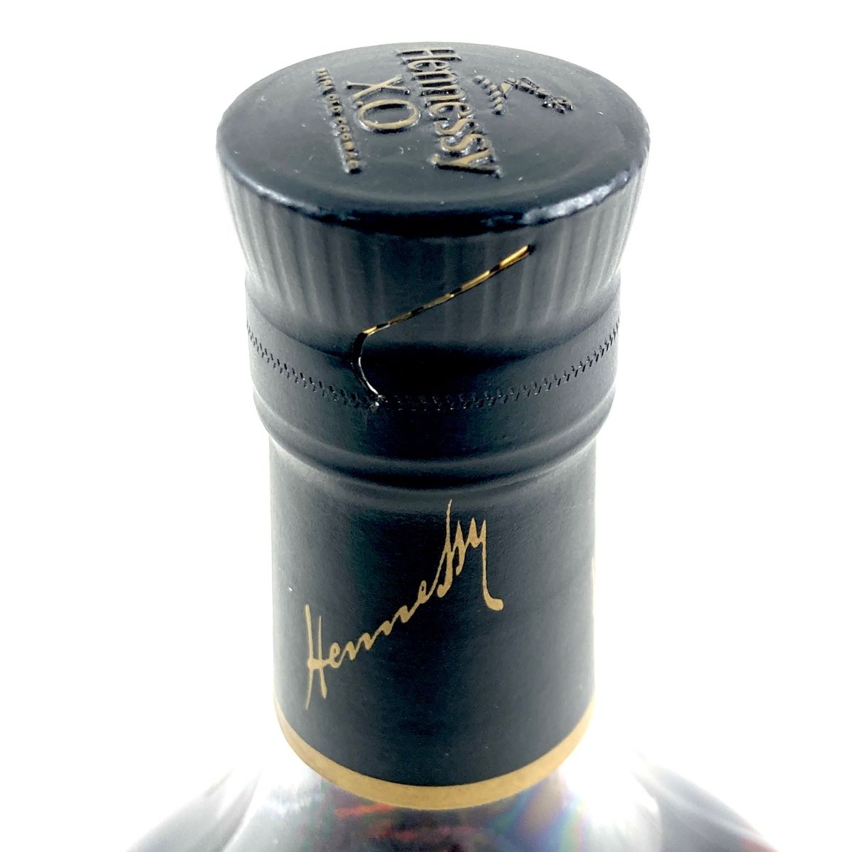 ヘネシー Hennessy XO 黒キャップ クリアボトル 700ml ブランデー  