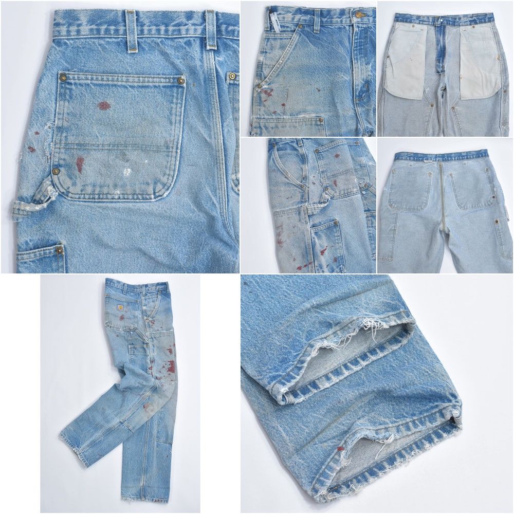 90〜00s carhartt カーハート ダブルニー デニム ペインター