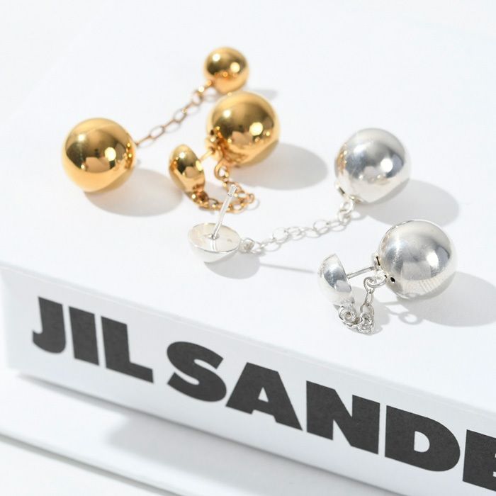 JILSANDER ジルサンダー アクセサリー ピアス シルバー パール