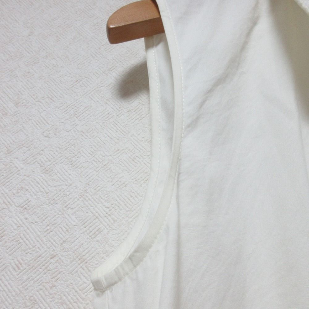 美品 FOXEY フォクシー ストレッチ ノースリーブ シャツ