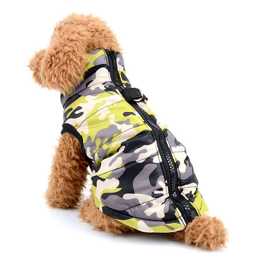 Atelier GG 迷彩柄ダウンコート　犬服 5795.jpg
