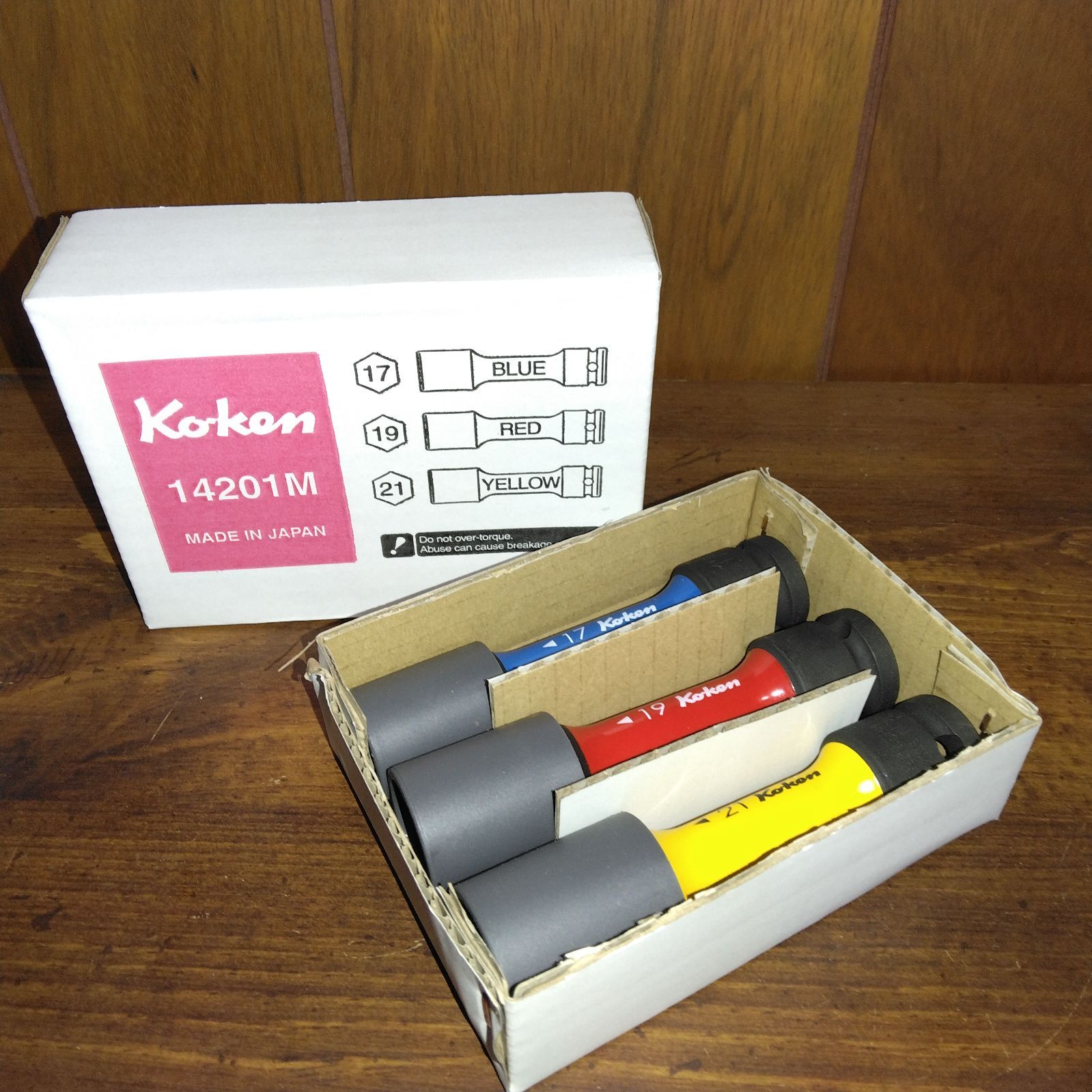 新品 ko-ken コーケン 山下工業研究所 インパクトホイールナット用ソケット（薄肉） 17/19/21mmセット 14201M 12.7sqインパクトホイールナット用ソケット(薄肉)セット 1