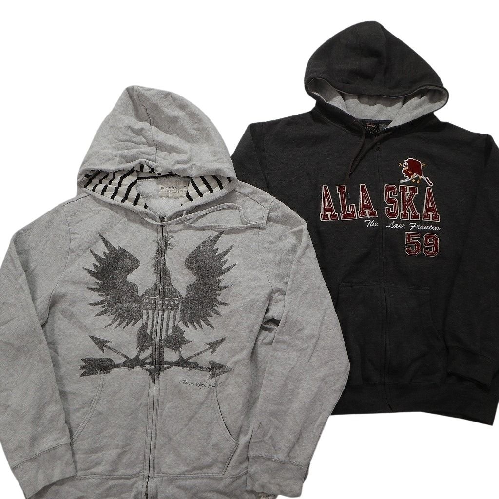 激レア　刺繍 アラスカ フルジップスウェット 激レア 刺繍 アラスカ フルジップスウェット 激レア刺繍