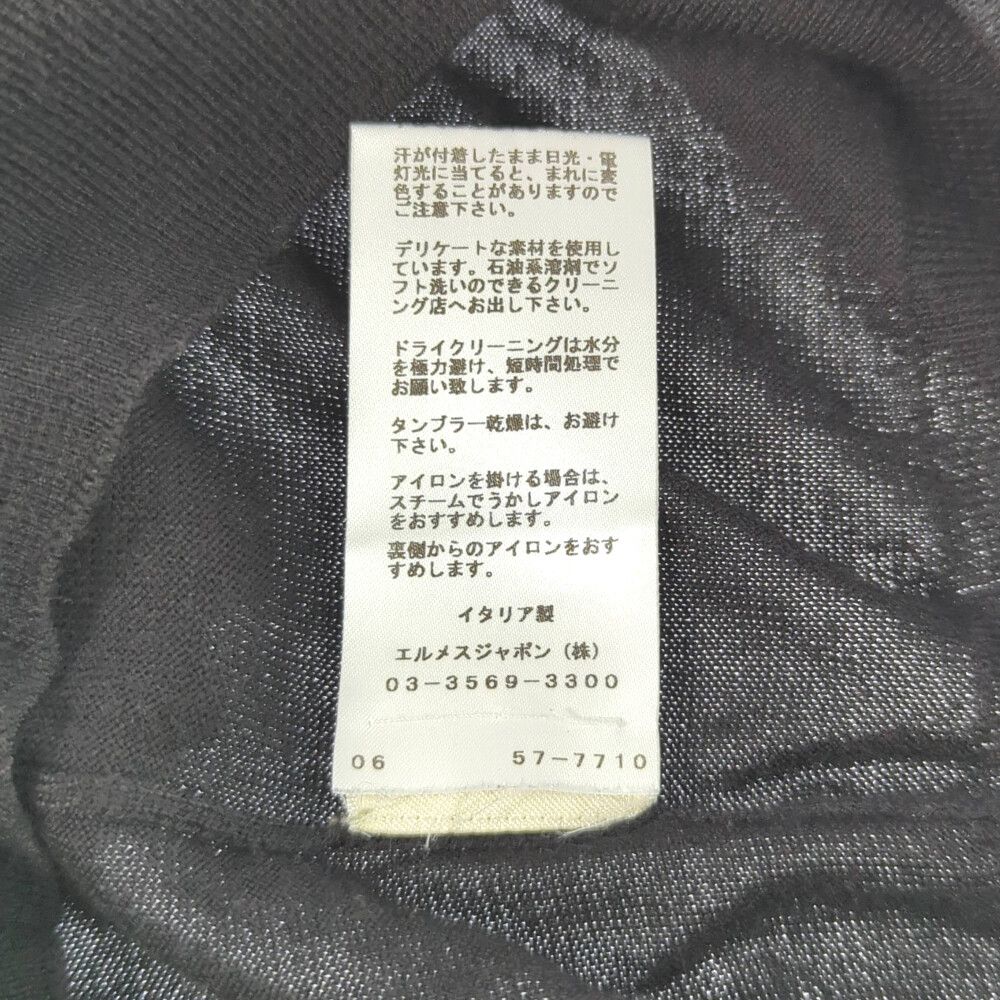 HERMES エルメス カシミヤ シルク タートルネック ニット・セーター