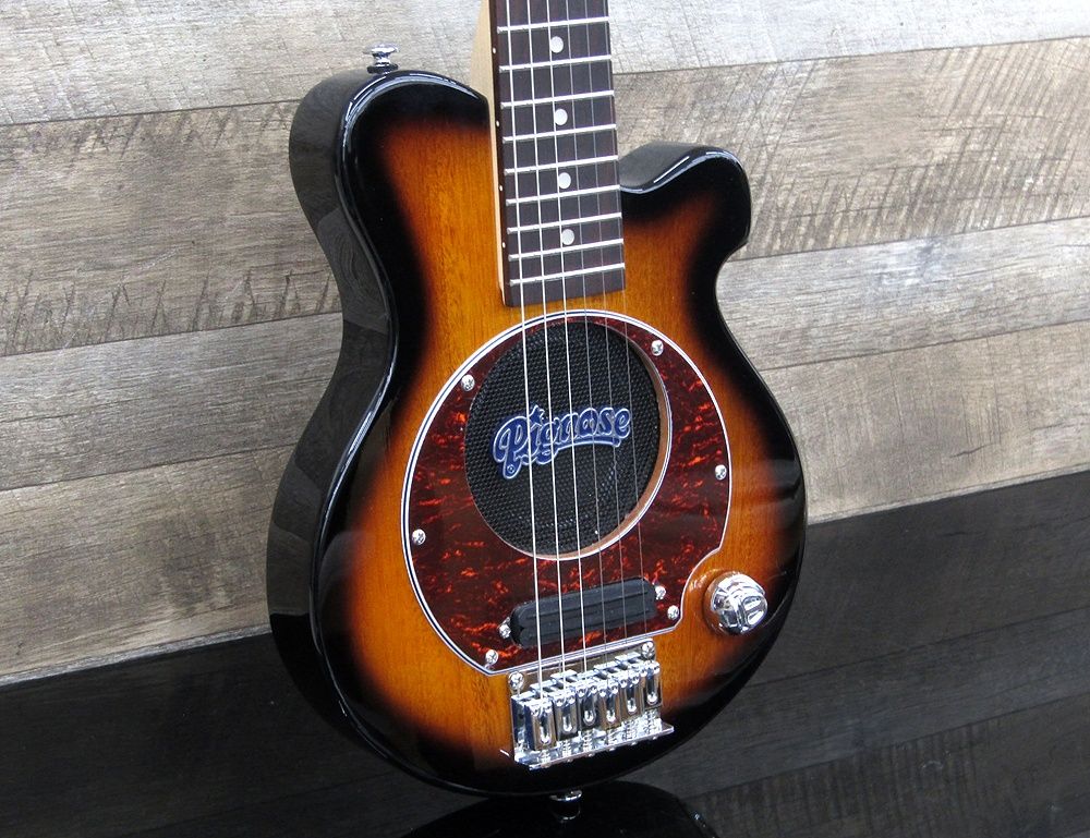 Pignose エレキギター サンバースト 内蔵スピーカー Pignose エレキギター サンバースト 内蔵スピーカー pignose ベース