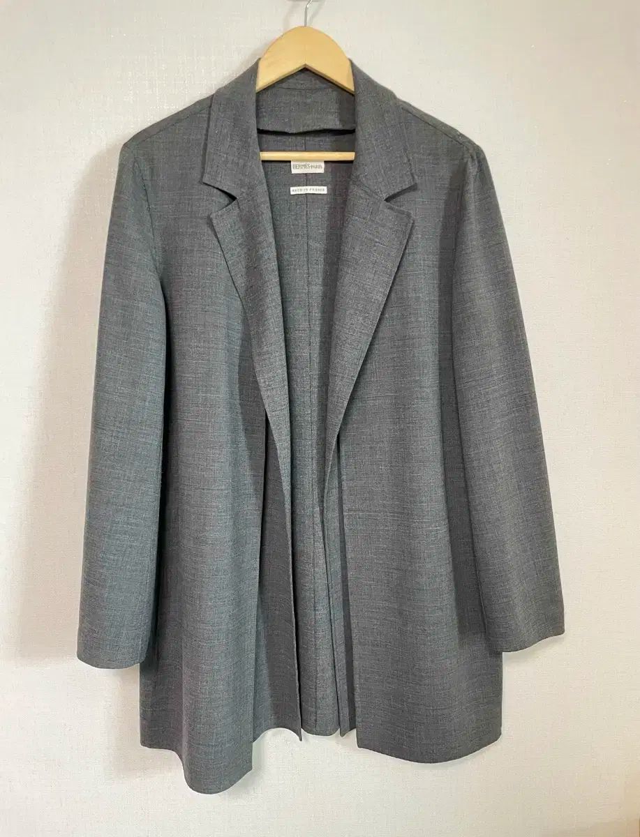 HERMES グレー ジャンパー Hermes Men's Blouson Zippe Cotton Jacket 40 | Mightychic