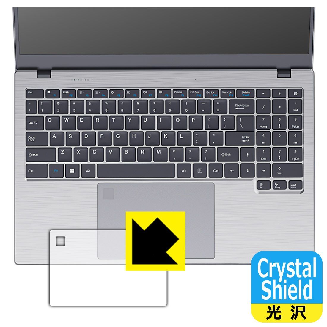 PDA工房 BiTECOOL NesBook AI X2 (NC15N) 対応 Crystal Shield 保護