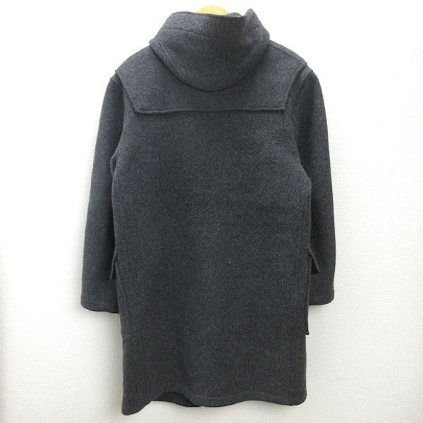 Q□英国製□グローバーオール/GLOVERALL ダッフルコート□灰