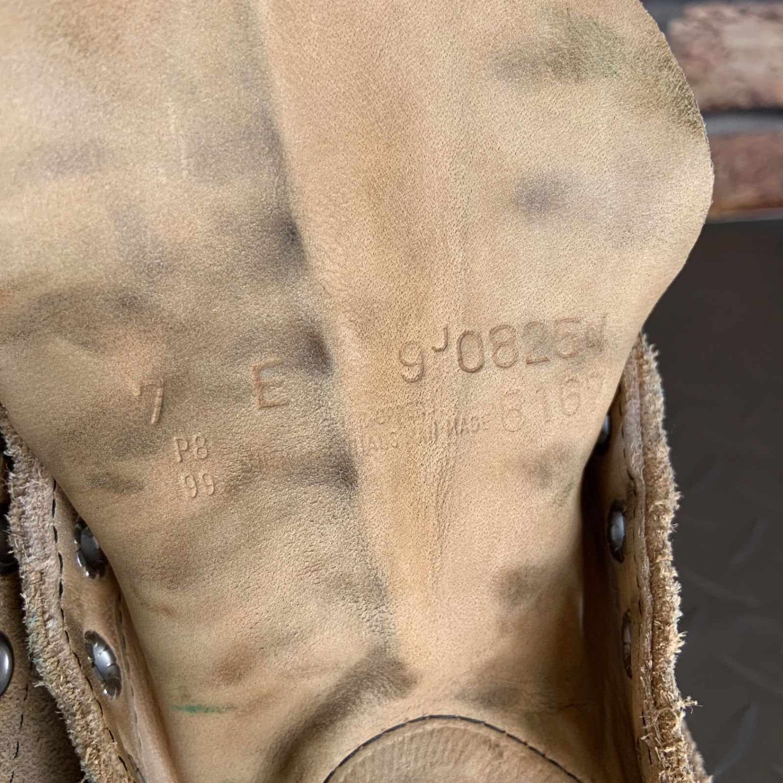 ☆REDWING 8167 四角犬タグ ラウンドトゥワークブーツ 1999年製 US7E