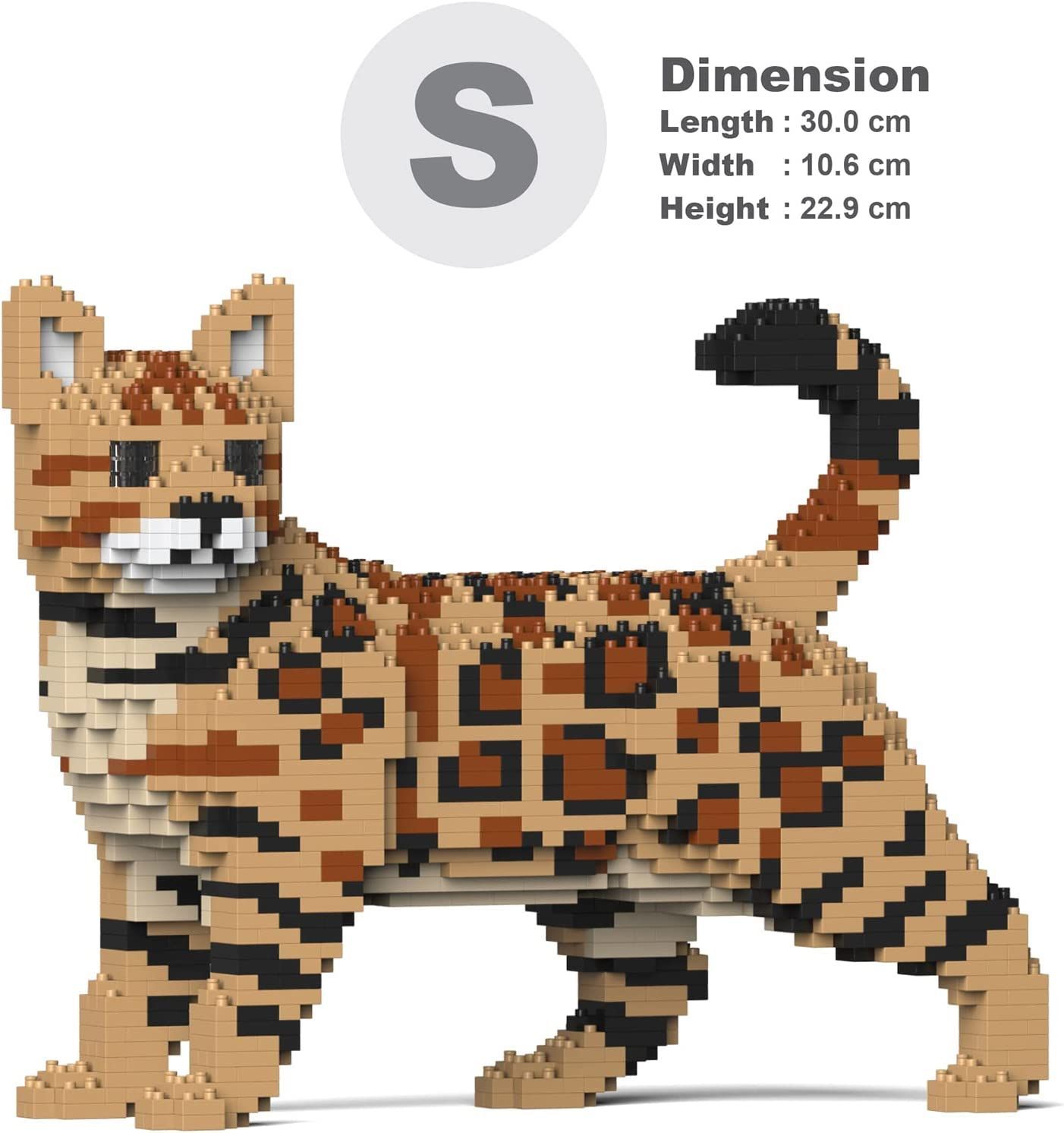 完成品JEKCA ジェッカブロック ベンガル　立体パズル 組立パズル 完成品JEKCA ジェッカブロック ベンガル 立体パズル 組立パズル