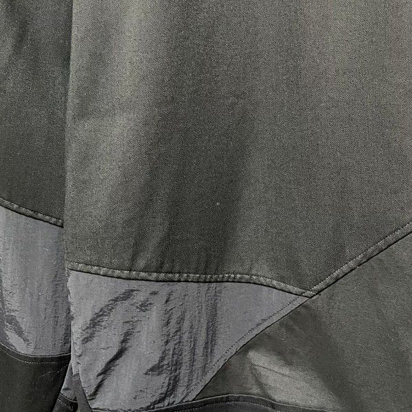 anc モユル センソユニコ 萌 sensounico 黒 紺 ワイドパンツ 異素材 レディース 725723 DECORATOM_COM_BR