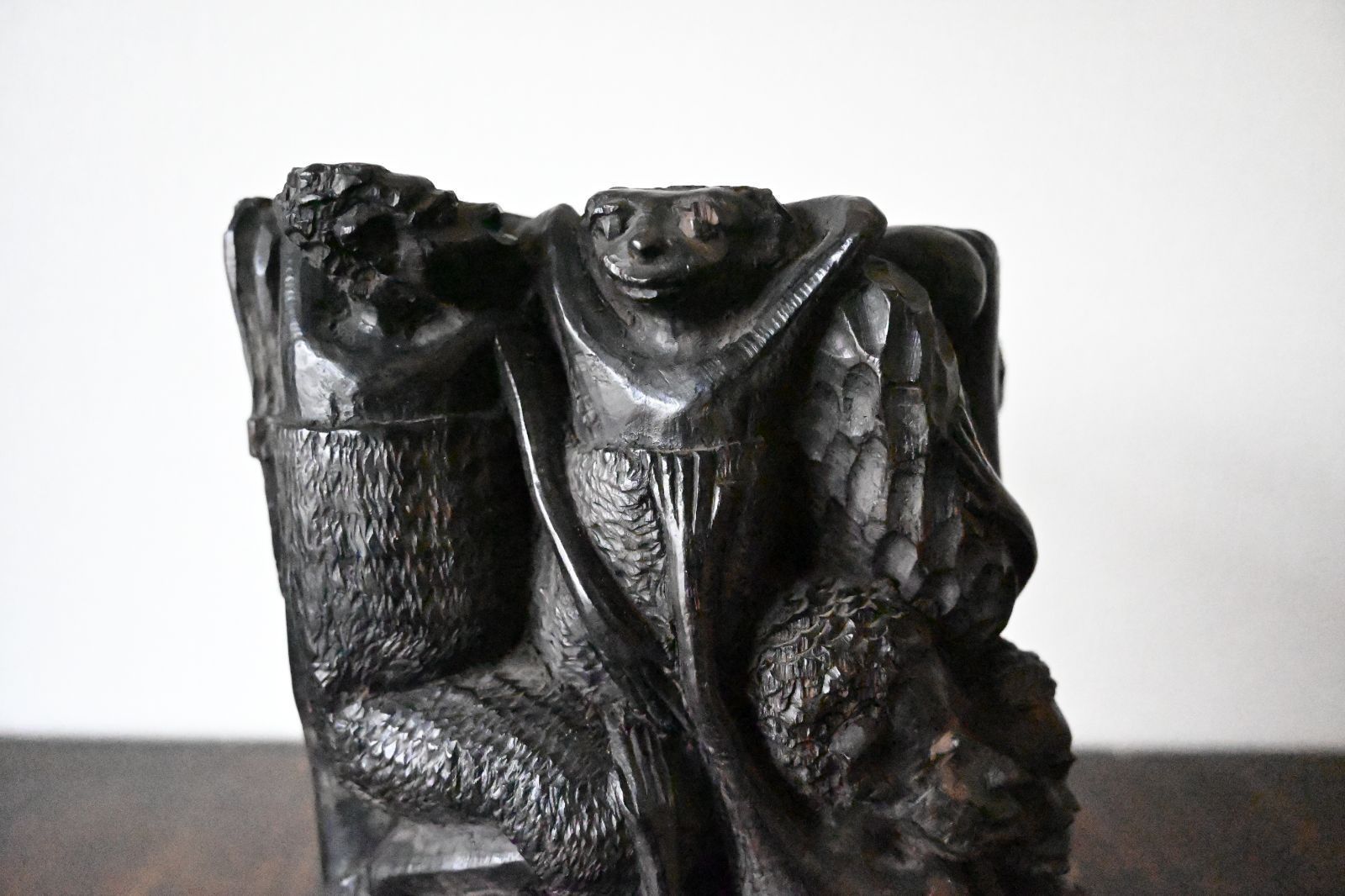 黒檀　置物　オブジェ　芸術品　マコンデ彫刻 黒檀 置物 オブジェ 芸術品 マコンデ彫刻 【公式通販】