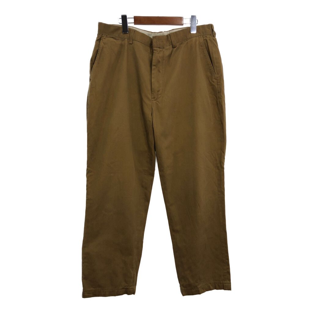 90年代 Polo by Ralph Lauren ポロ ラルフローレン チノ パンツ ブラウン (メンズ W36 L34) 中古 古着 S0364