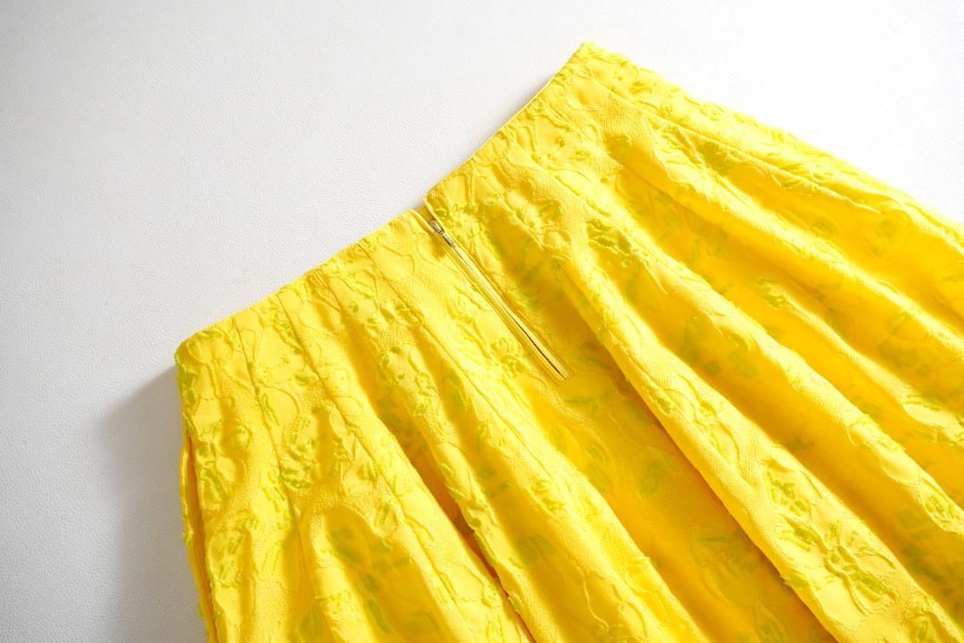 フラワージャカードダーツフ スカート