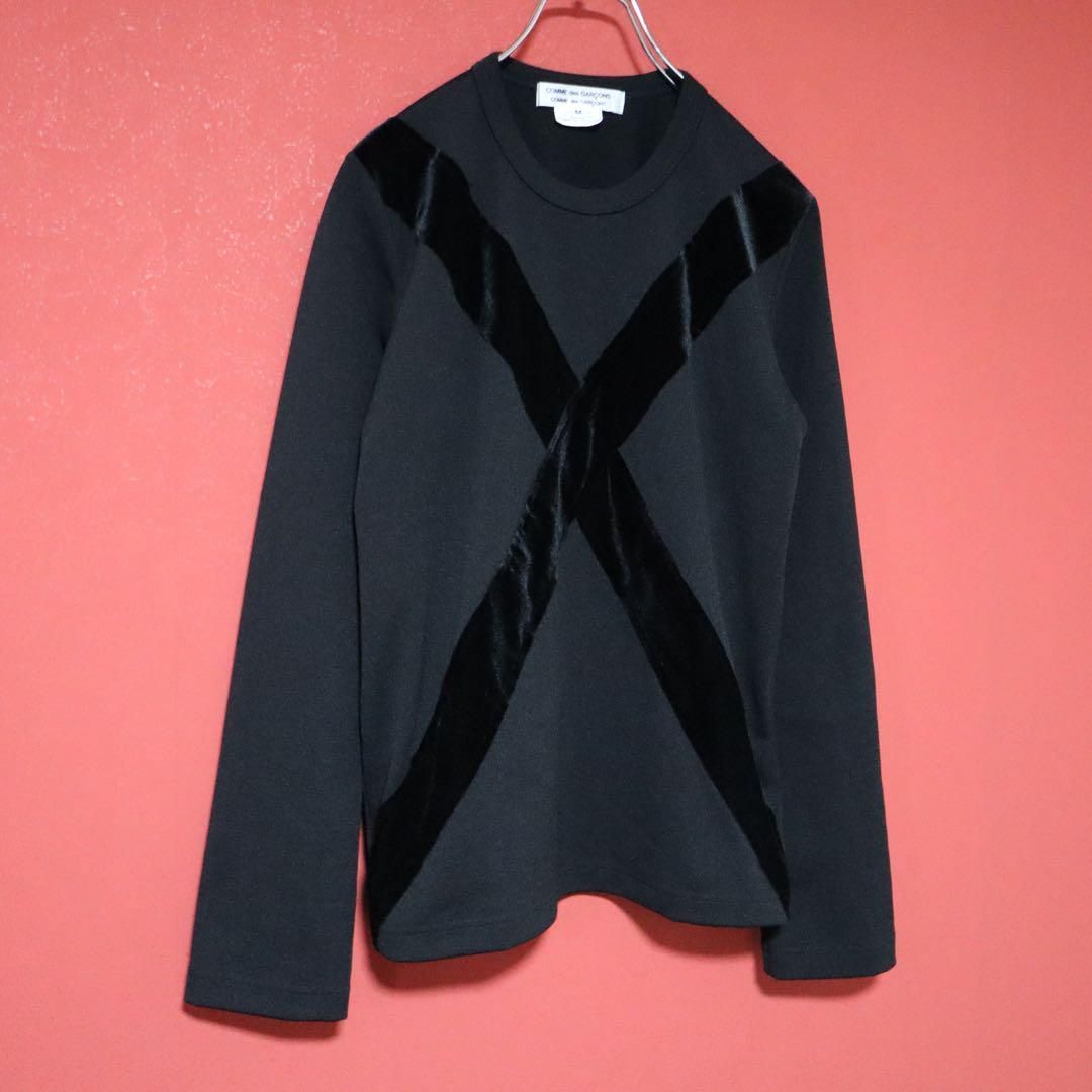 【美品】COMME des GARCONS コムコム 20AW クロスベロアT 美品】COMME des GARCONS コムコム 20AW クロスベロアT - メルカリ