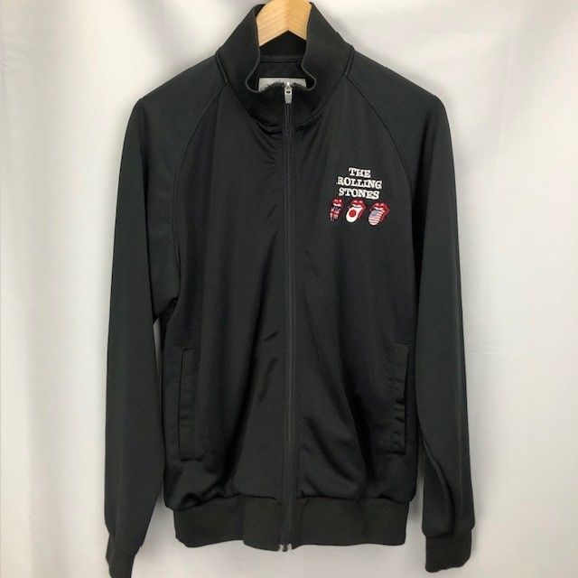 The Rolling Stones 刺繍ロゴ ジップアップ ジャージジャケット