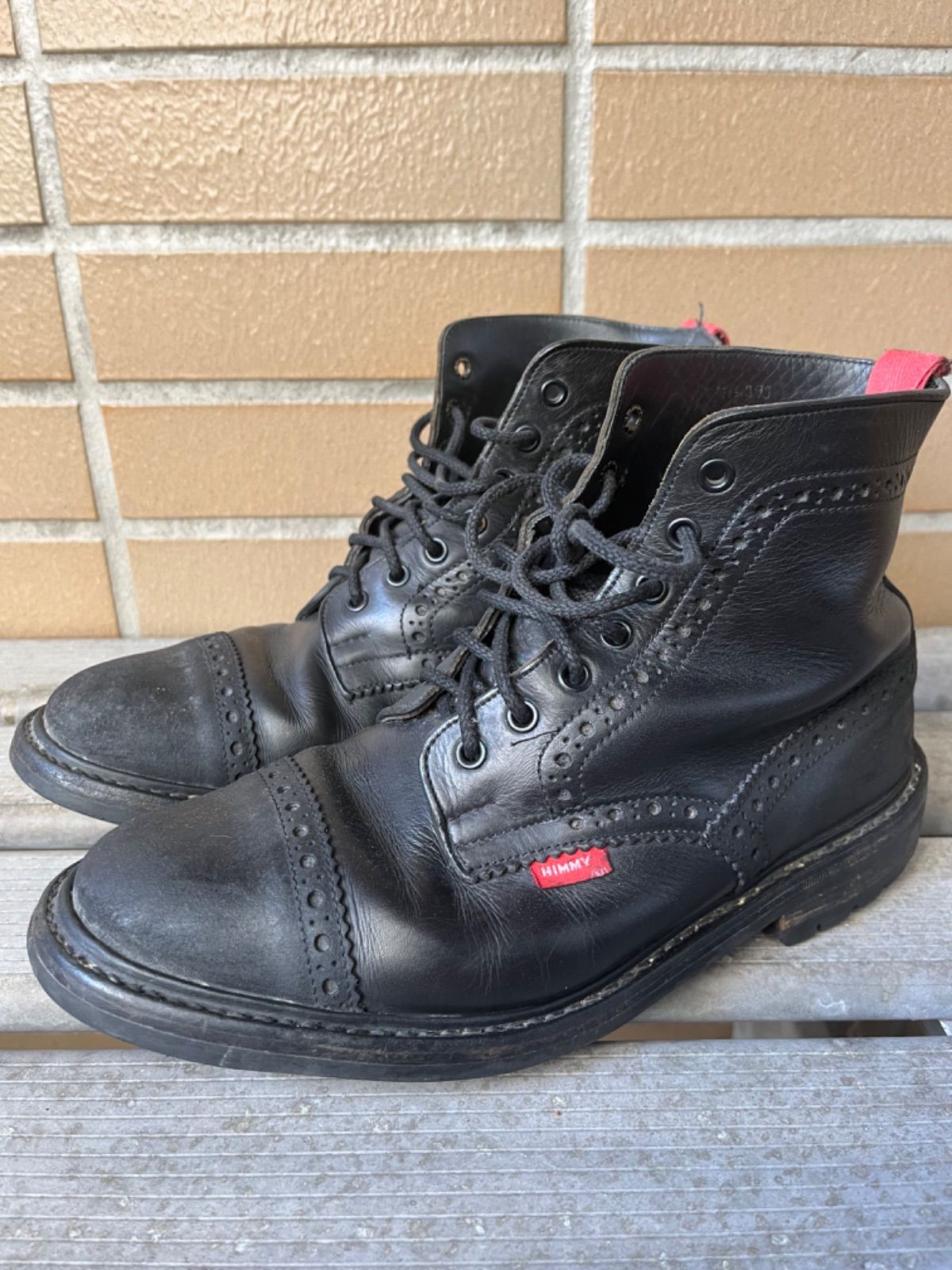 未使用 希少 HUNTER ハンター ロング レインブーツ マーブル柄