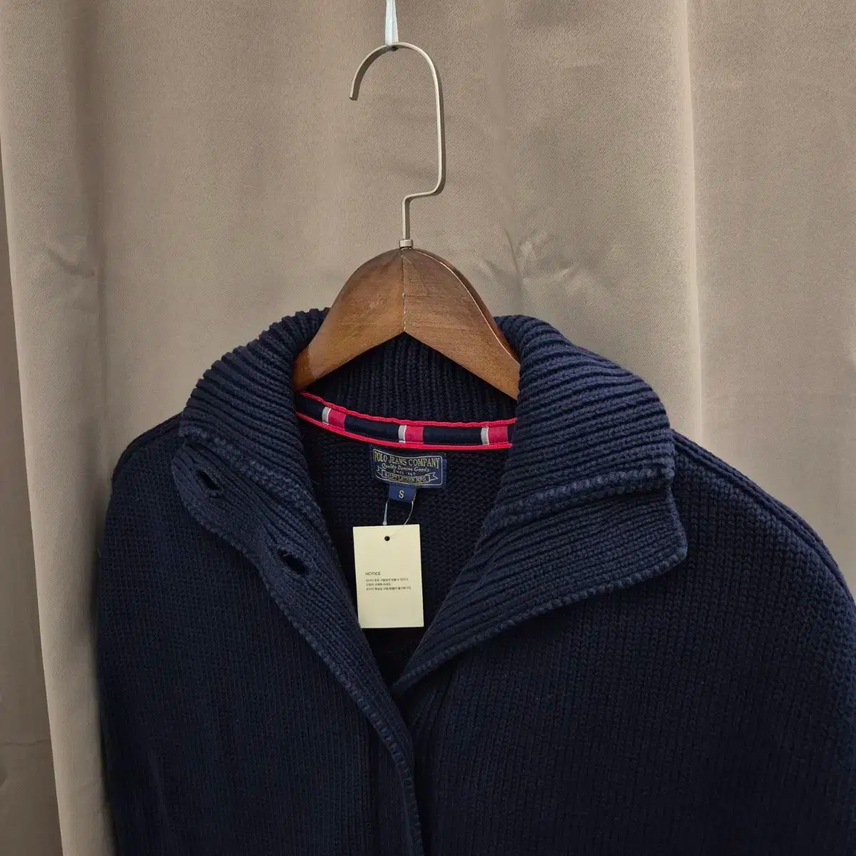 送料無料の商品多数！ ポロジーンズ ネイビー ロング ニット ベスト