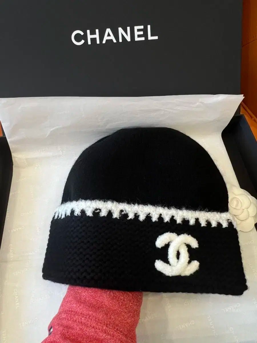 CHANEL シャネル ブラック ニット ビーニー
