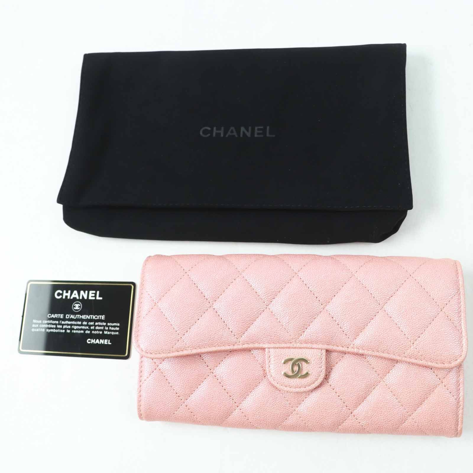 CHANEL キャビアスキンマトラッセ/タイムレスクラシックフラップ長財布 楽天市場】CHANEL シャネル キャビアスキンマトラッセ
