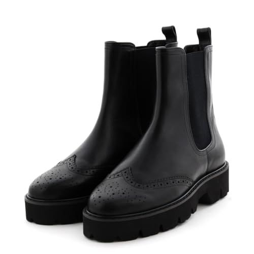 HIMIKO ヒミコ メダリオンサイドゴアトラックソールブーツ 631406ブラック245