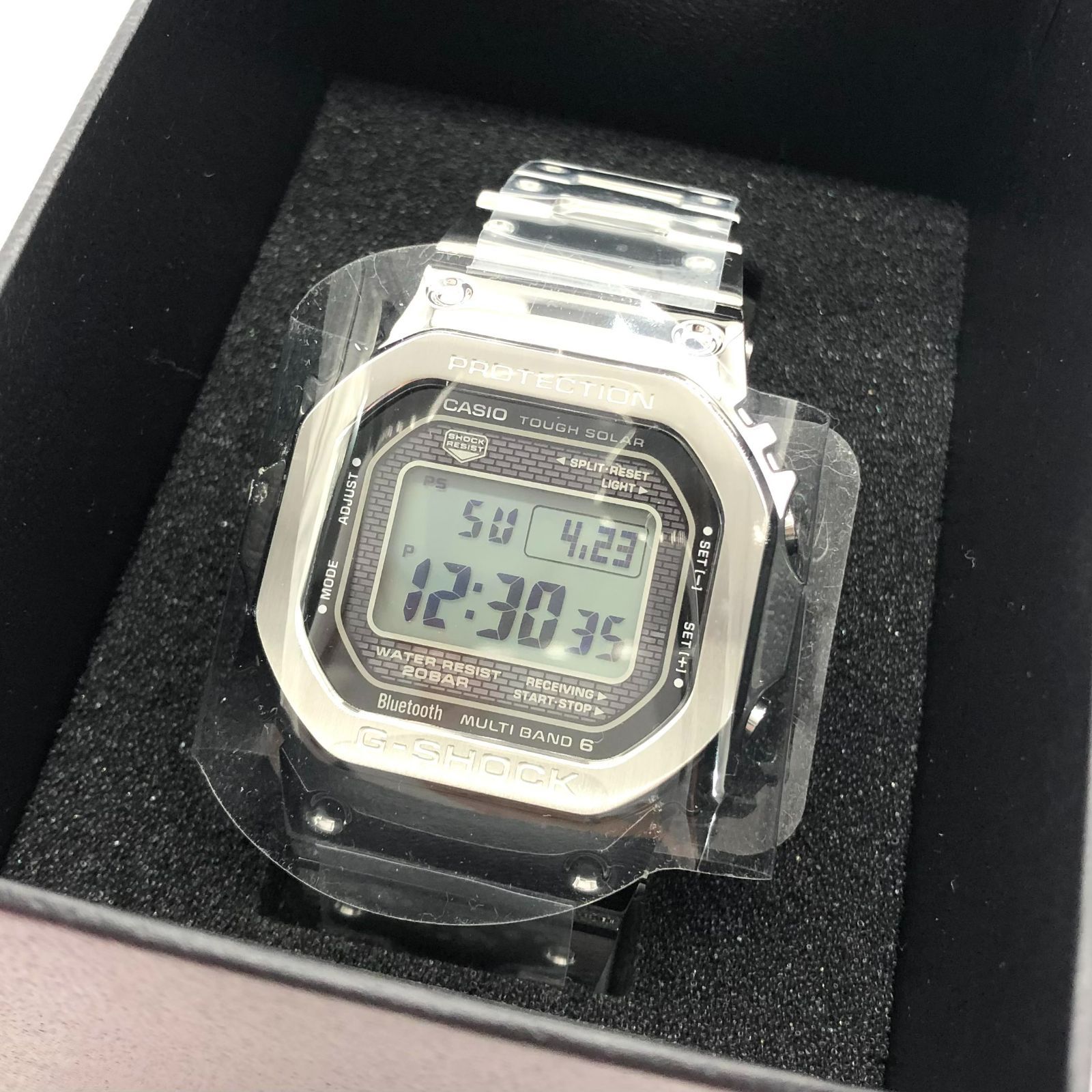 ▽【稼働品/Sランク】CASIO/カシオ G-SHOCK フルメタル シルバー GMW