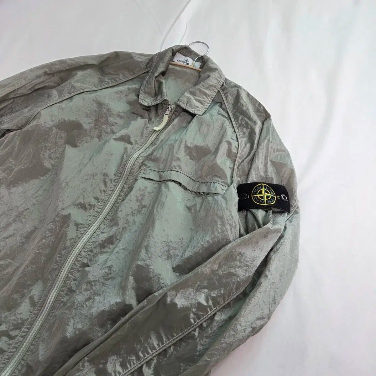 【正規品】STONE  ナイロンメタルオーバーシャツ STONE ISLAND - ラスト1点 / NYLON METAL IN ECONYL