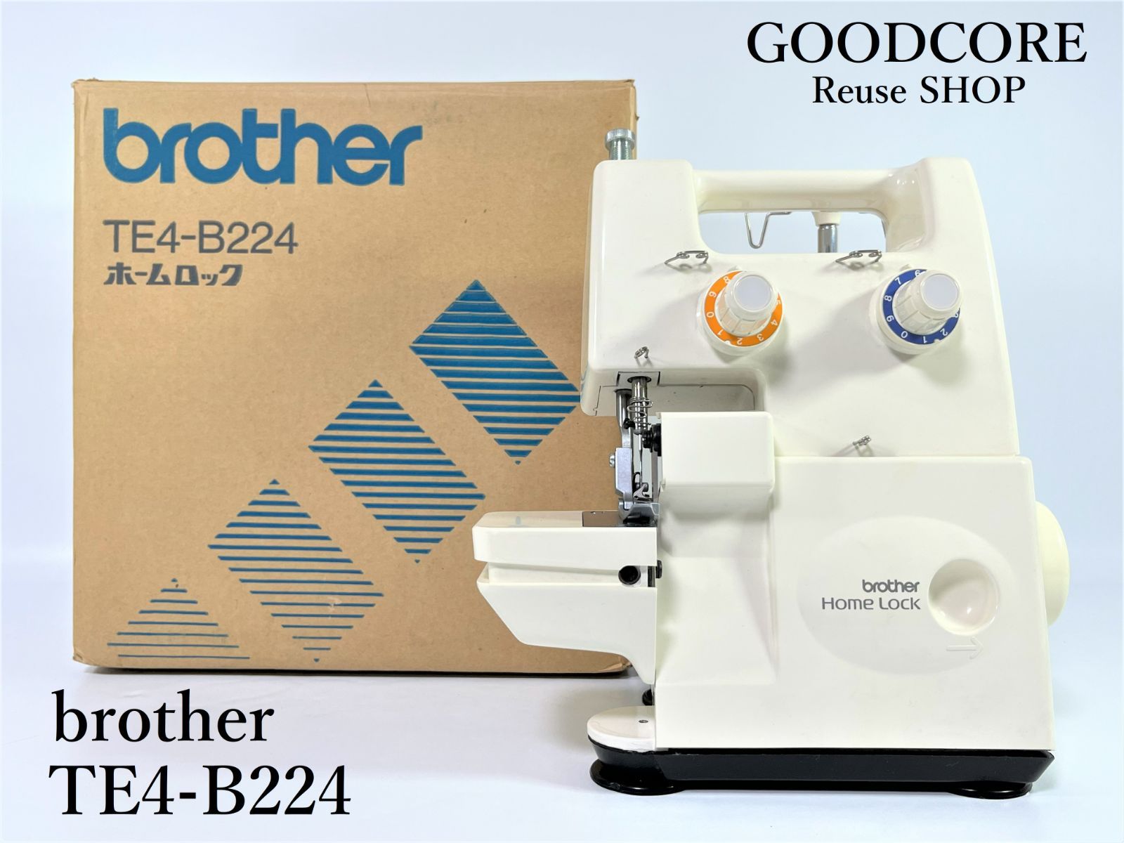 brother ブラザー HOME LOCK ホームロック TE4-B224 ロックミシン 元箱