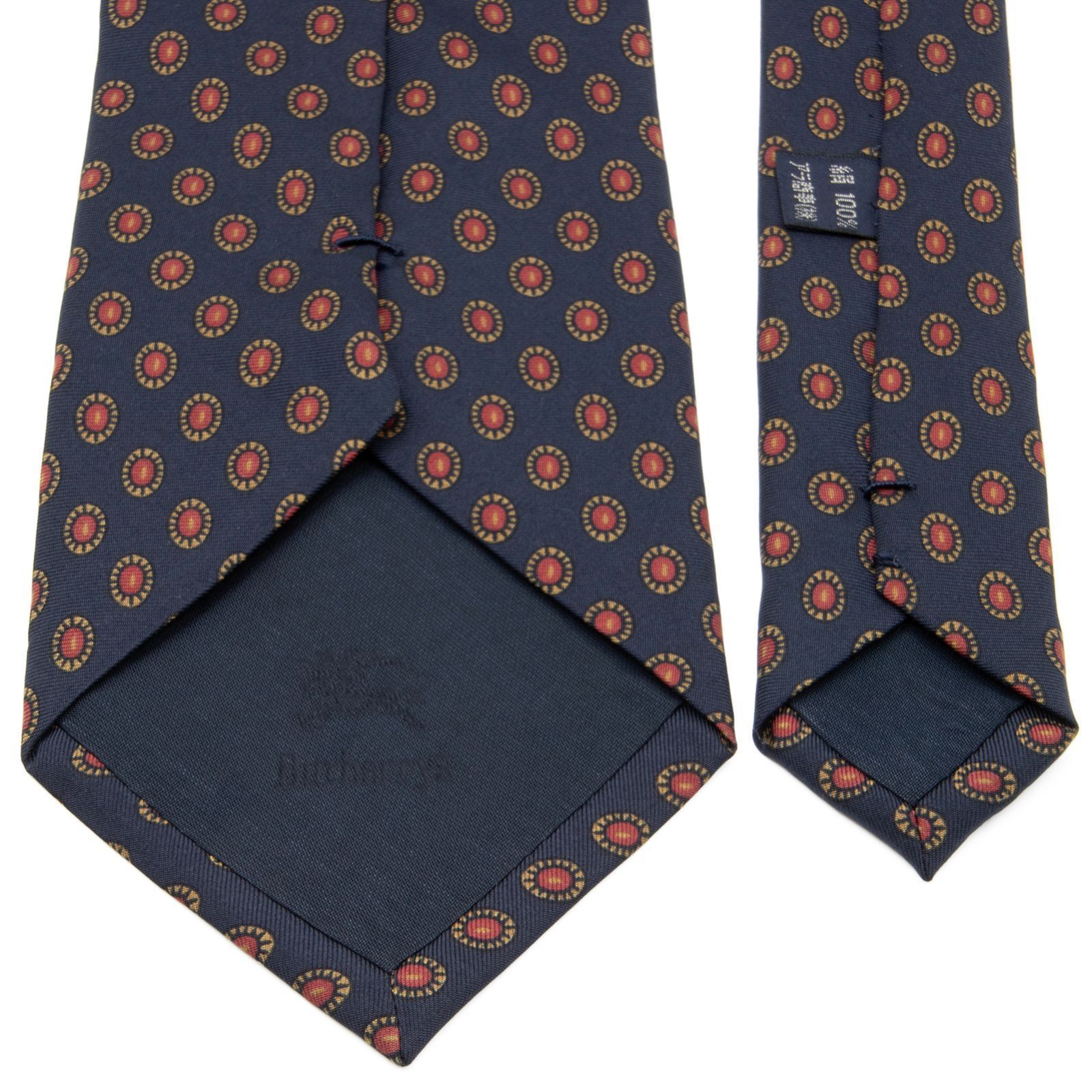 バーバリー ネクタイ 2本セット ネイビー レッド 送料無料 バーバリー ネクタイ ワイドタイ ジャガードタイ メンズ