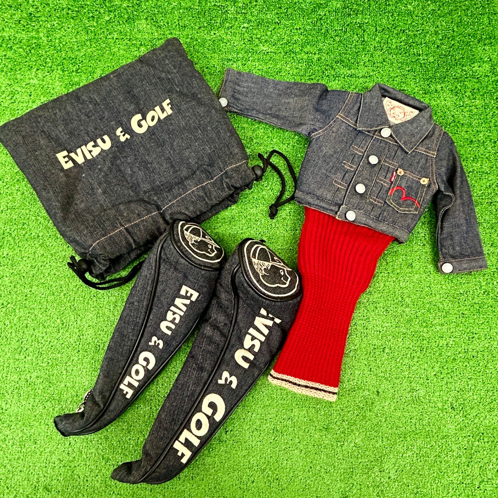 EVISU - EVISU&GOLF エヴィスゴルフ ヘッドカバー⑦の通販 by