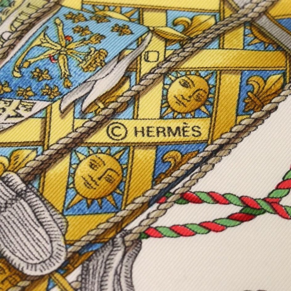 ✨美品✨HERMES　エルメス　カレ90　スカーフ　タンブールの太鼓 スカーフ エルメス HERMES カレ90 LES TAMBOURS(タンブールの