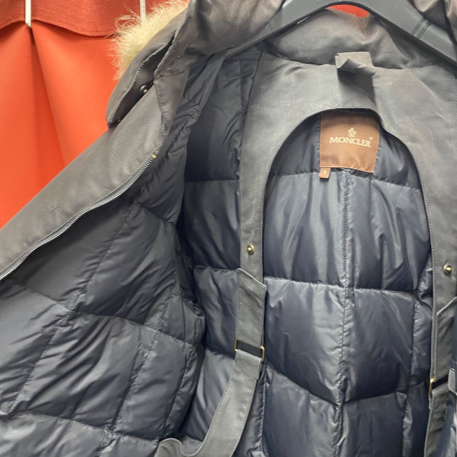 MONCLER モンクレール ダウン ジャケット フーディー フード ファー 