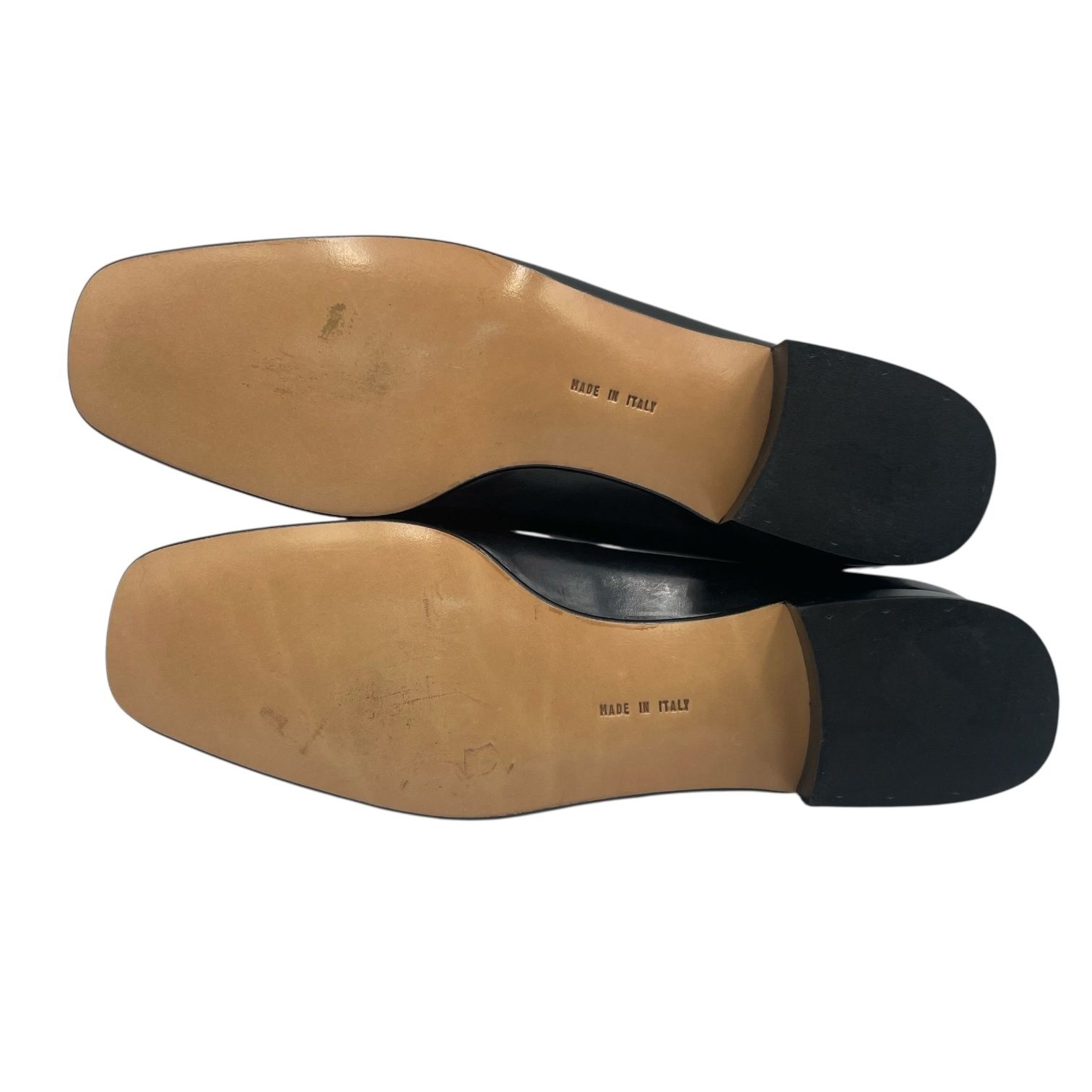 FERRAGAMO フェラガモ　オレンジレザー ローファー 7.5未使用 未使用品 Salvatore Ferragamo フェラガモ ローファー