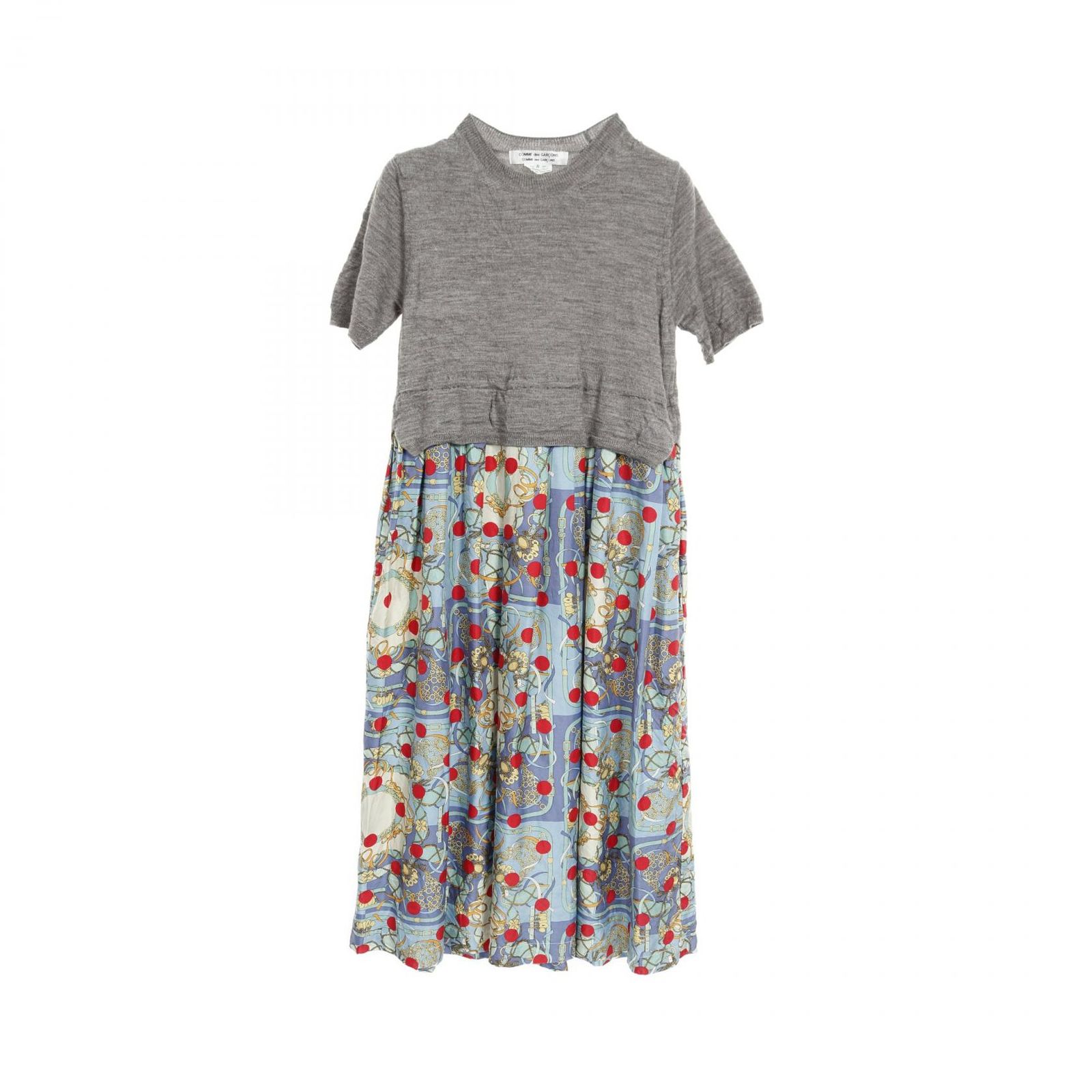 コムデギャルソン COMME des GARCONS ワンピース RT-O025 シルク ウール ワンピース レディース Used A