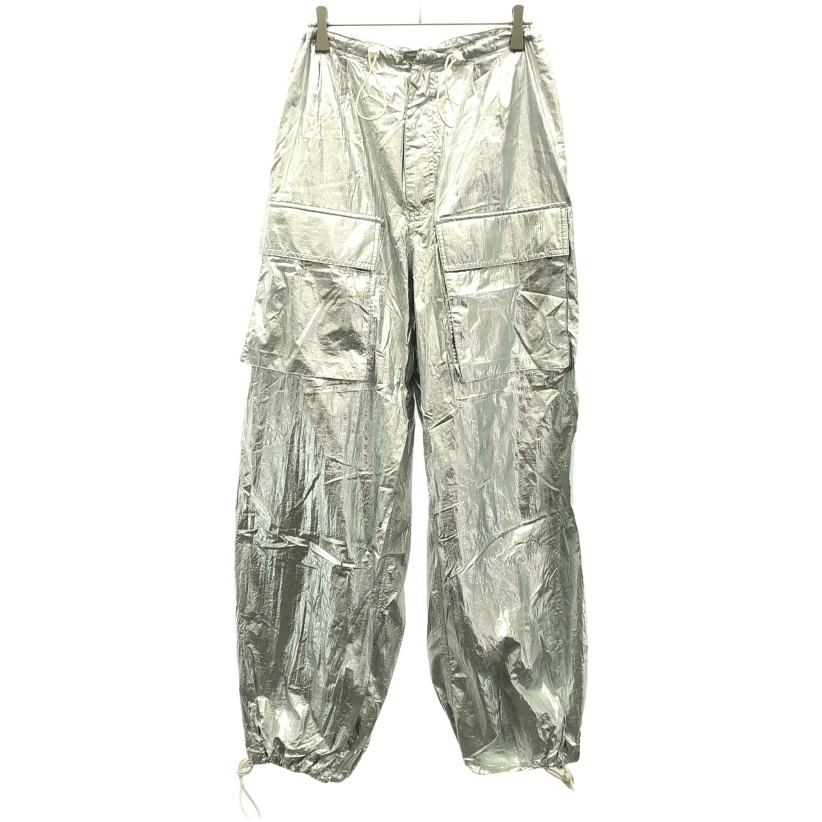MM6 Maison Margiela エムエムシックス メゾン マルジェラ 24SS Tyvek Trousers カーゴパンツ S52KA0478 S78538 シルバー 36