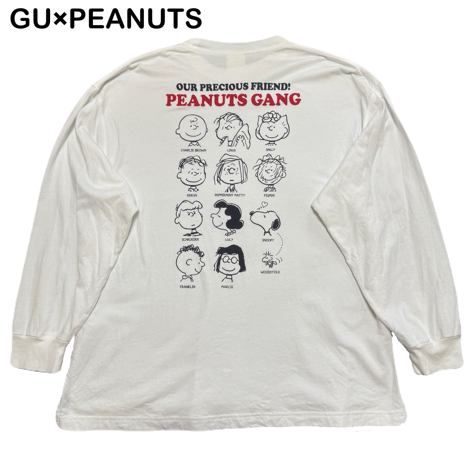 GU×PEANUTS PEANUTS GANG スヌーピー ウッドストック キャラクター 
