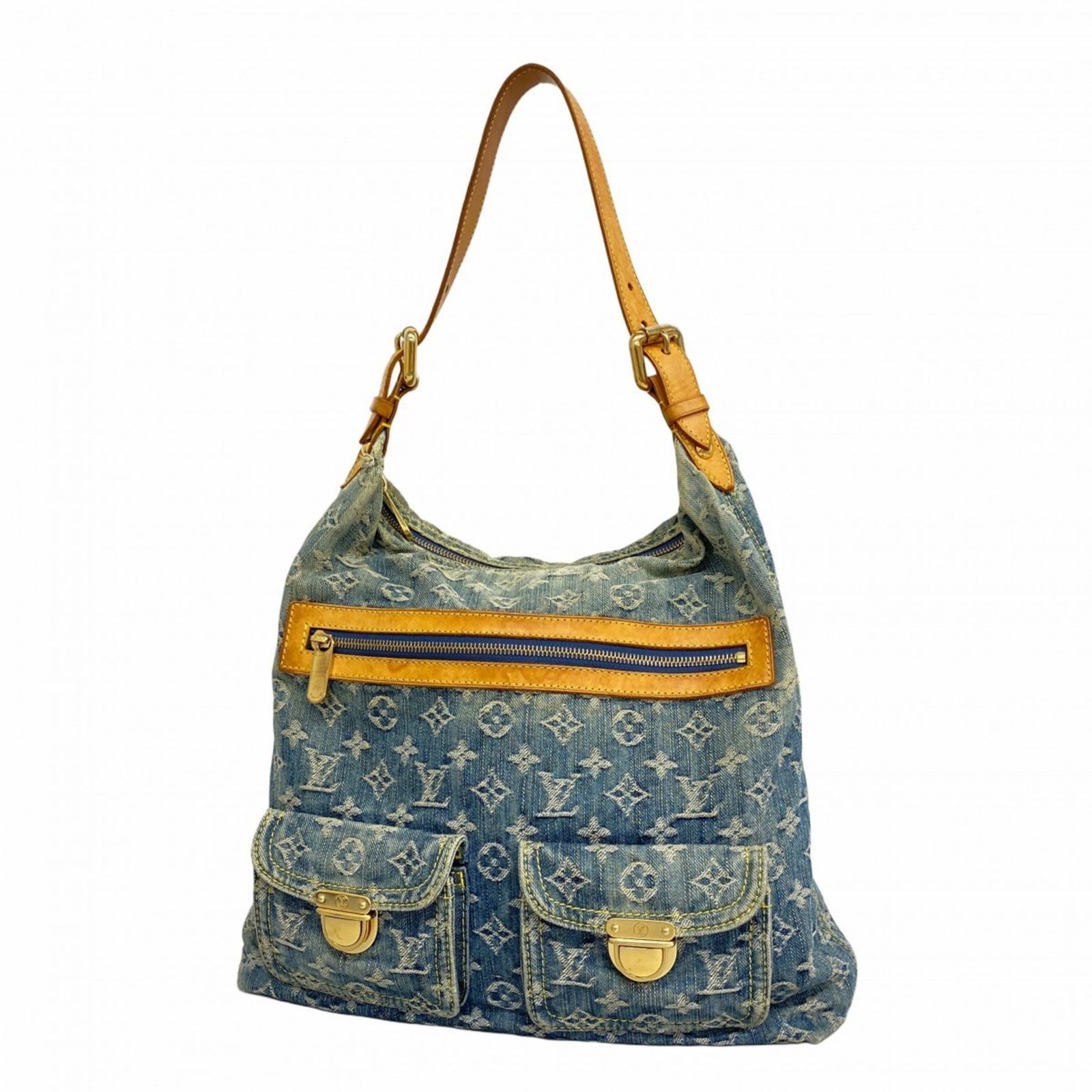 ルイ ヴィトン Louis Vuitton ルイ ヴィトン ショルダーバッグ モノグラム デニム バギーGM M95048 ブルーレディース