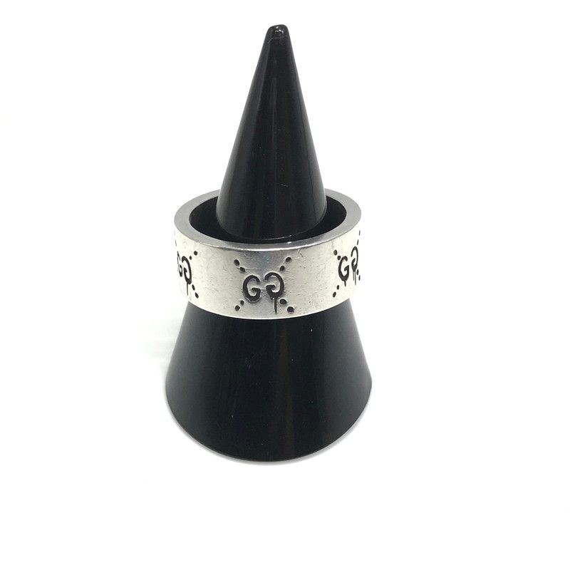 GUCCIゴーストリング 中古品】GUCCI グッチ SV GHOST RING 455318 ゴースト リング