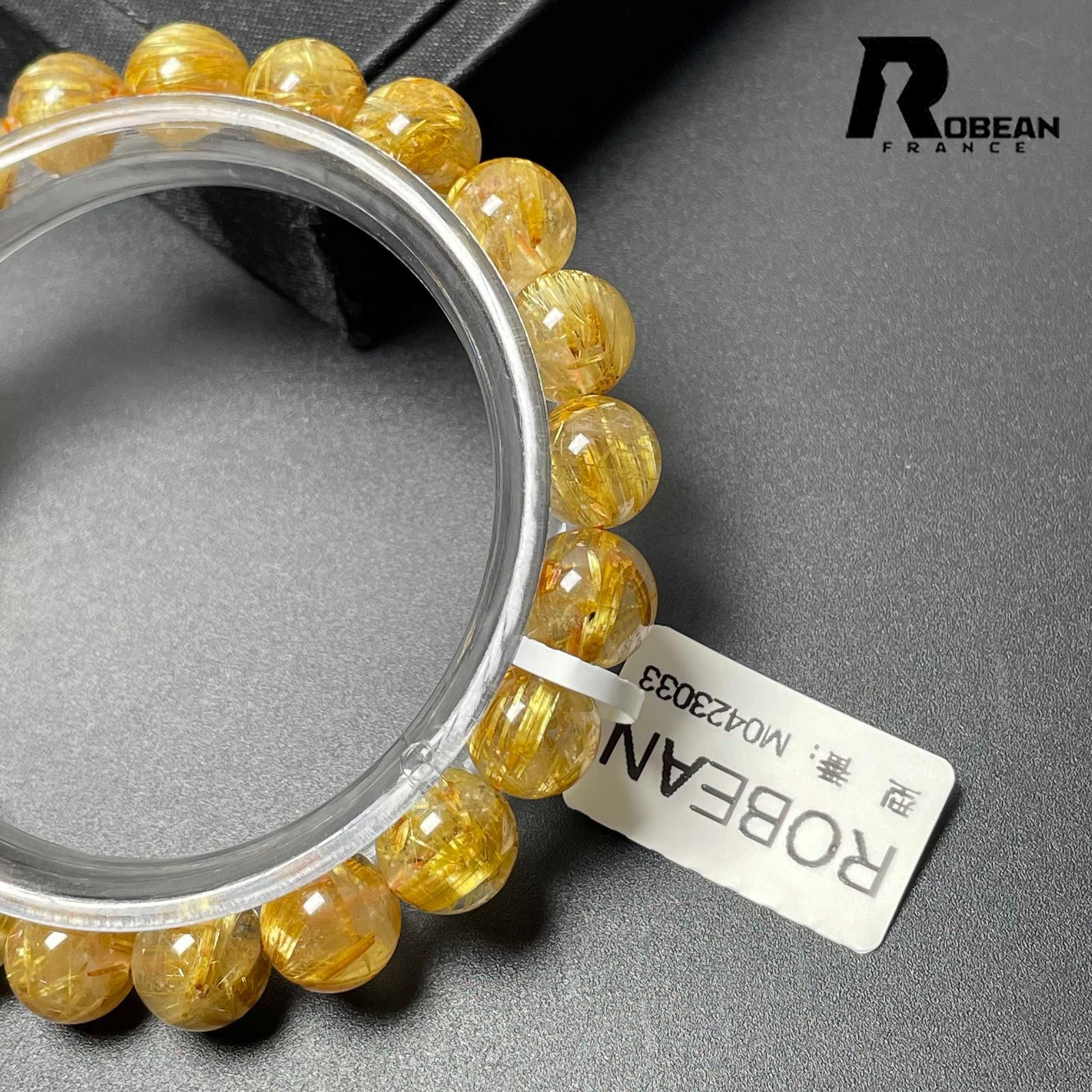 夢色 EU製 定価14万円☆ROBEAN・極!極満針ルチルクォーツ